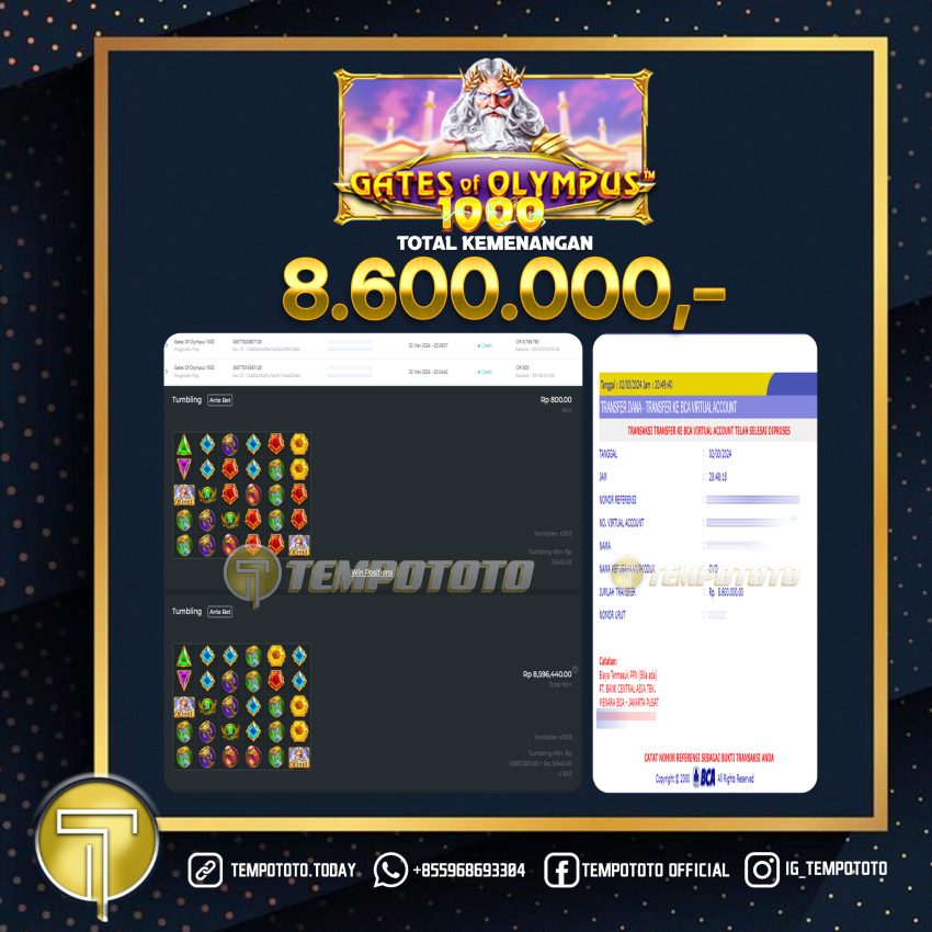 BUKTI JACKPOT TEMPOTOTO SLOT