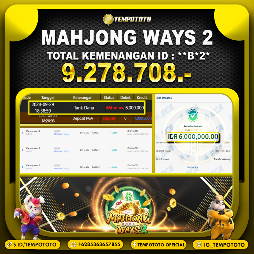 BUKTI JACKPOT TEMPOTOTO SLOT