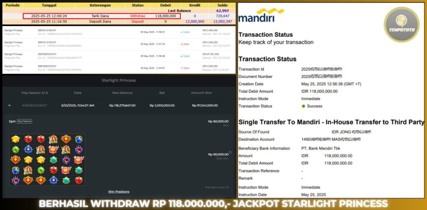 BUKTI JACKPOT TEMPOTOTO SLOT