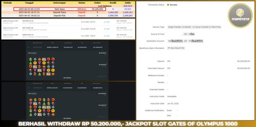 BUKTI JACKPOT TEMPOTOTO SLOT