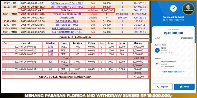 BUKTI JP TEMPOTOTO TOGEL