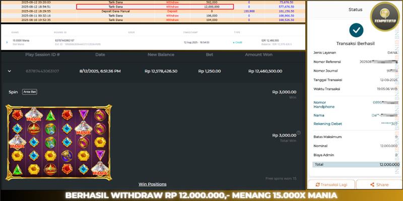 BUKTI JACKPOT TEMPOTOTO SLOT