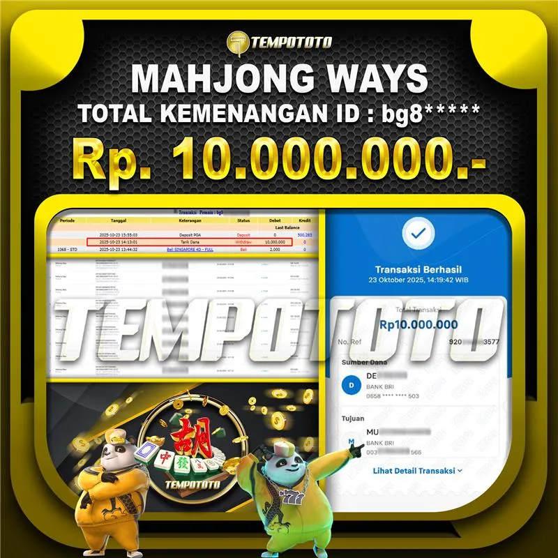 BUKTI JACKPOT TEMPOTOTO SLOT