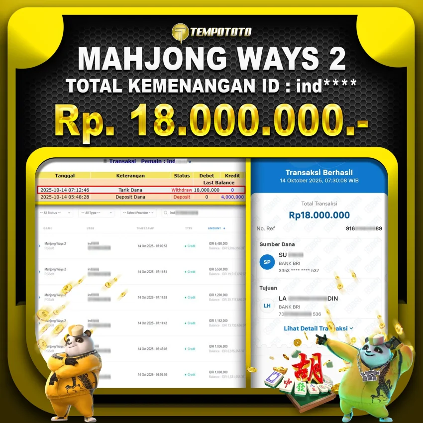 BUKTI JACKPOT TEMPOTOTO SLOT