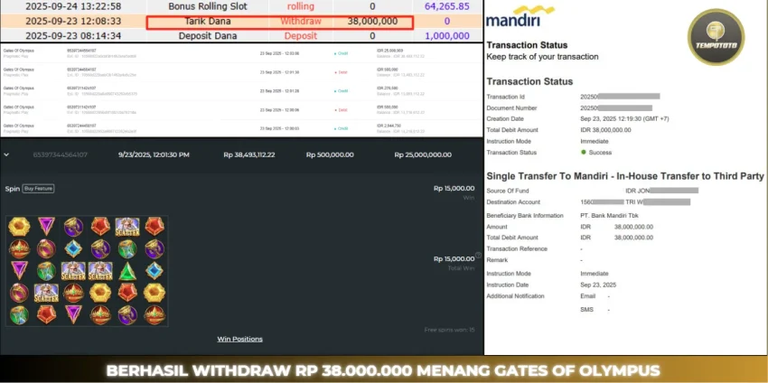 BUKTI JACKPOT TEMPOTOTO SLOT