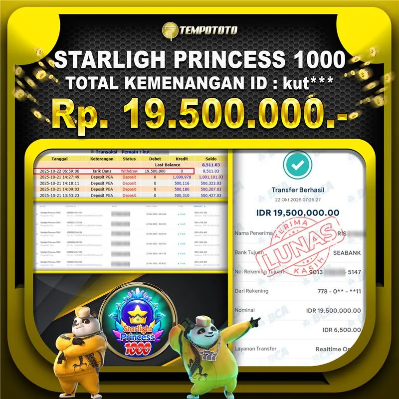 BUKTI JACKPOT TEMPOTOTO SLOT