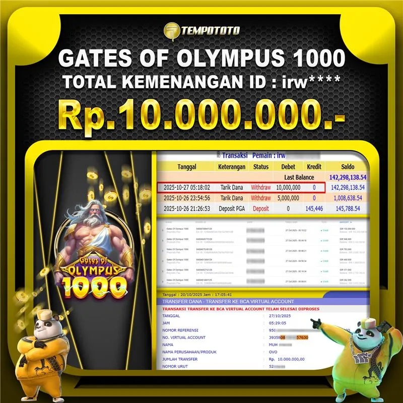 BUKTI JACKPOT TEMPOTOTO SLOT