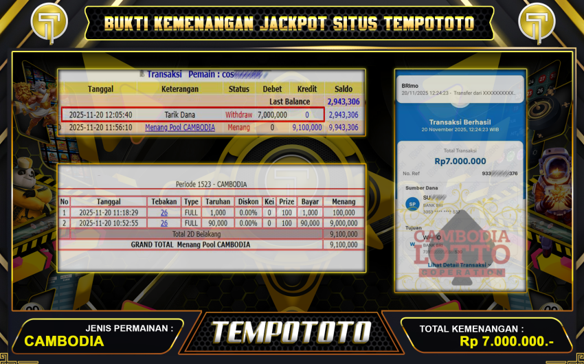 CAMBODIA TEMPOTOTO WD CEPAT