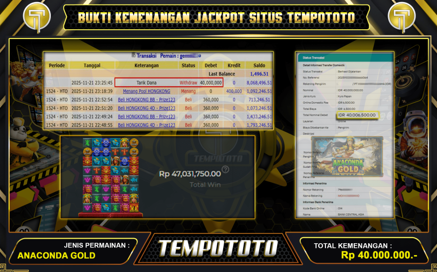 ANACONDA GOLD KASIH CUAN