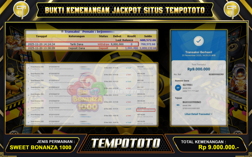 SWEET BONANZA TEMPOTOTO PECAH