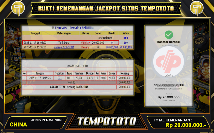 TOGEL CHINA GACOR TEMPOTOTO