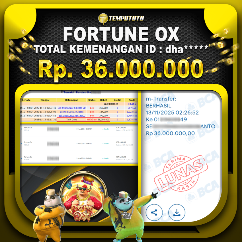 JACKPOT SLOT FORTUNE OX