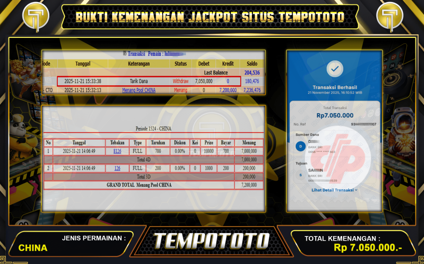 REZEKI DATANG DARI TEMPOTOTO