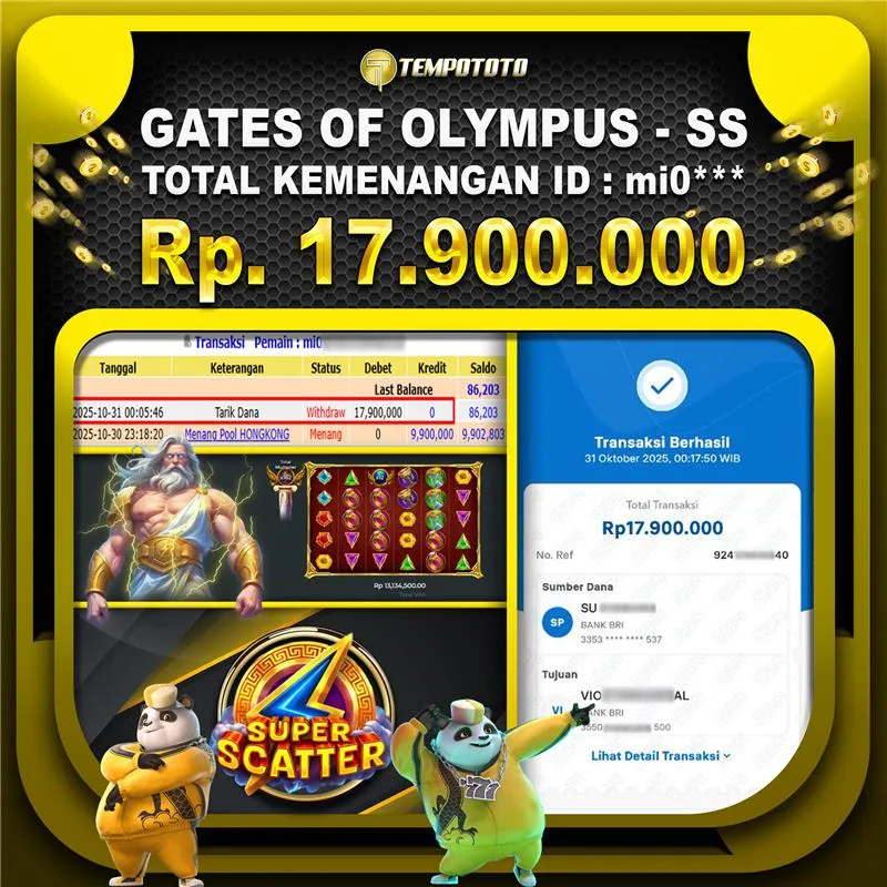 BUKTI JACKPOT TEMPOTOTO SLOT