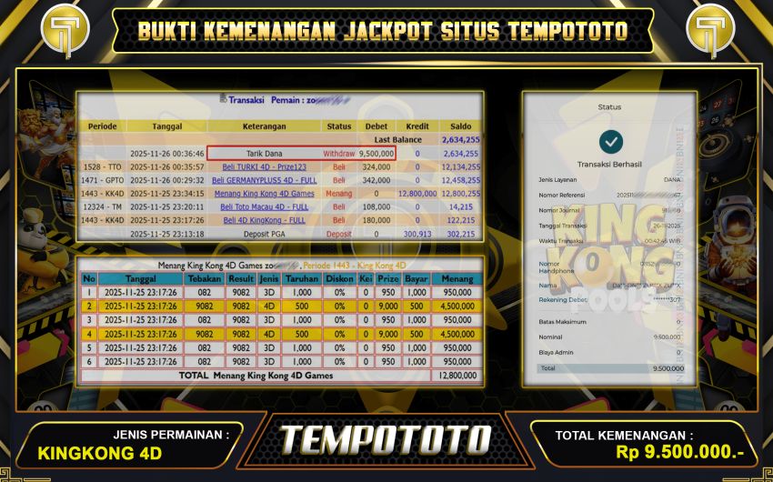 MENANG TOGEL DIBAYAR TEMPOTOTO
