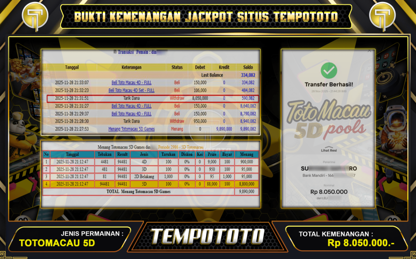 KANTONGIN 8JT TOTOMACAU 5D