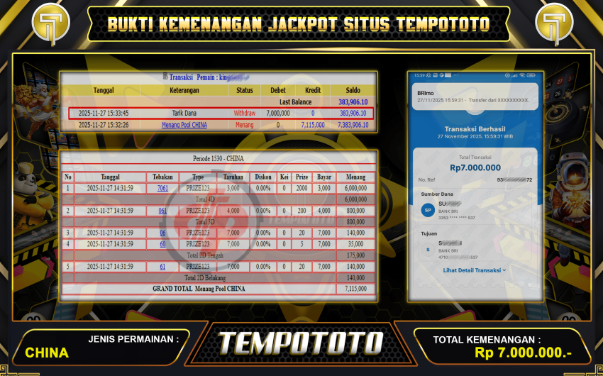 BUKTI DIBAYAR LUNAS TEMPOTOTO