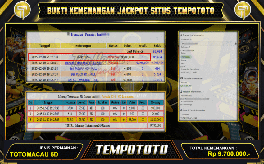 TOGEL TOTOMACAU 5D PECAH