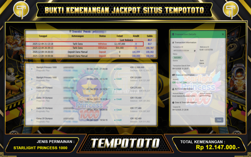 DIKASIH SLOT STARLIGHT TEMPOTOTO