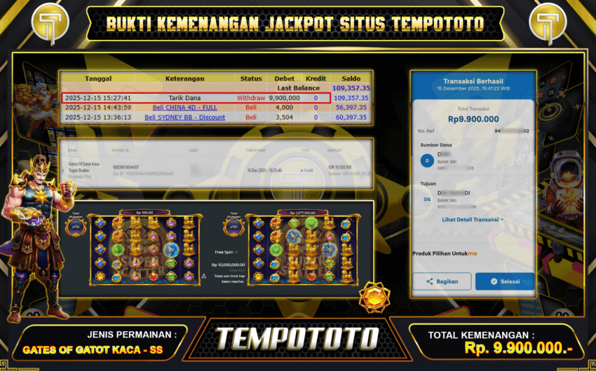 SLOT MUDAH PECAH TEMPOTOTO