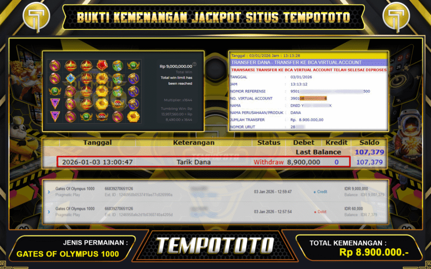 WD CEPAT DI TEMPOTOTO