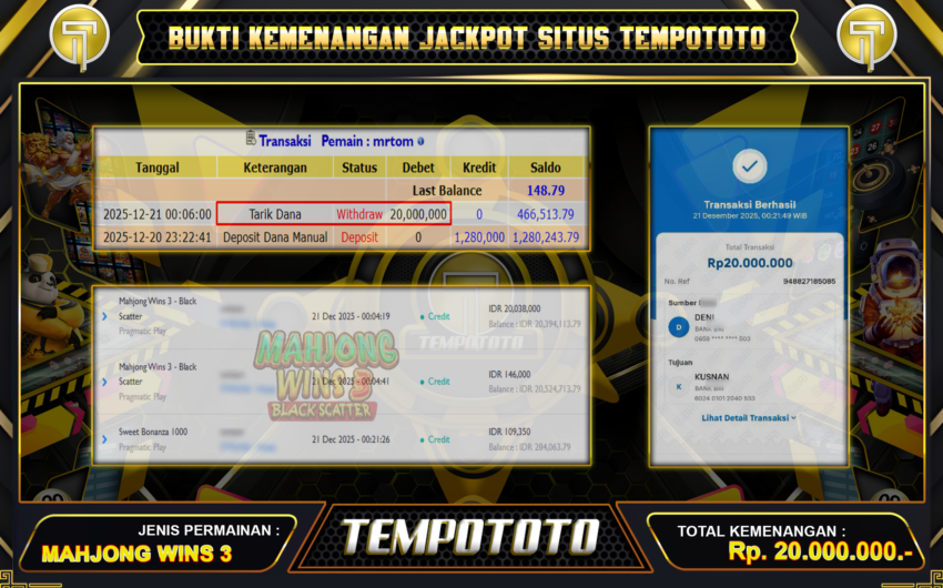 WIN MAHJONG WINS TEMPOTOTO