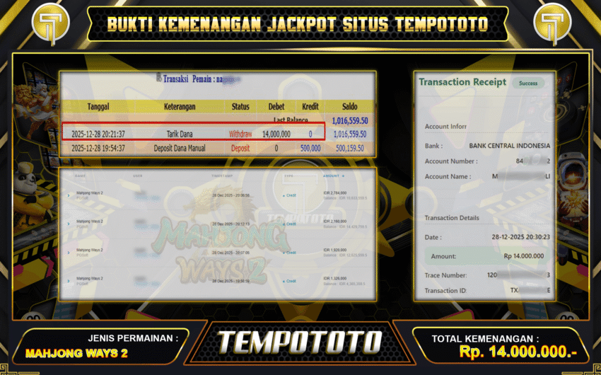 BUKTI NYATA SLOT TEMPOTOTO