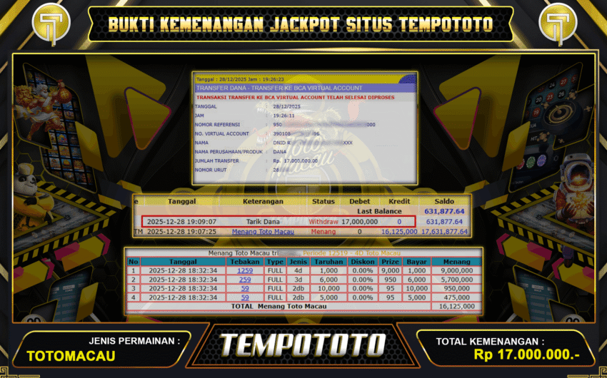 TOGEL TOTOMACAU ANTAR 17JUTA