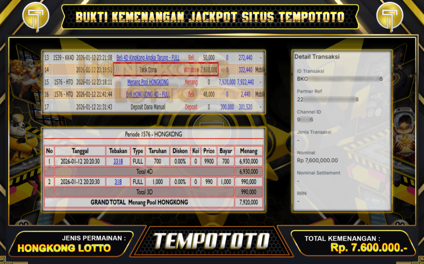 RAHASIA MENANG DI TEMPOTOTO