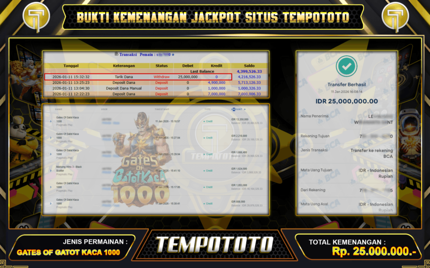 MENANG GATOT KACA TEMPOTOTO